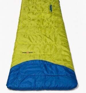 SwissGear Lights Out 40 Degree Youth Sleeping Bag Lime Green/Blue